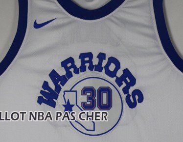 Maillot Authentique Golden State Warriors Curry 2017-18 30 Blanc
